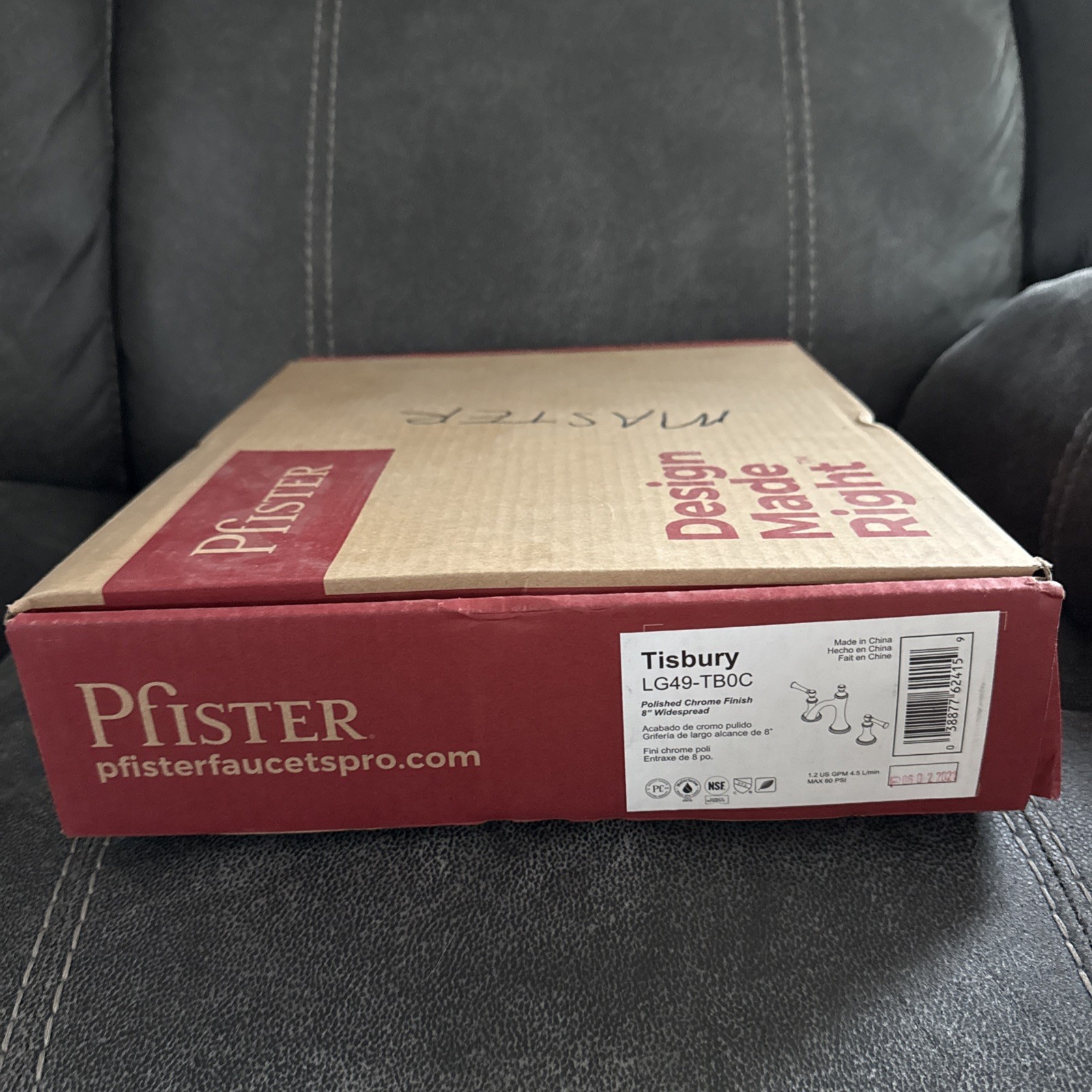 Pfister LG49-TB0 Tisbury 1.2 GPM Widespread Bathroom Faucet 