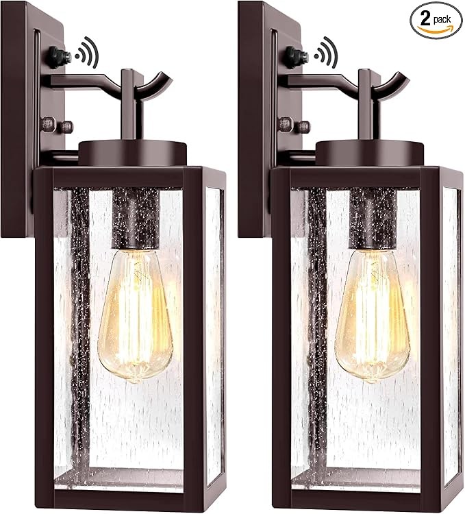 УЛИЧНЫЙ НАСТЕННЫЙ ФОНАРЬ MUYI by VERRON 2 УПАКОВКИ ОТ ЗАКАТА ДО РАССВЕТА бронза натертая маслом 11190₽