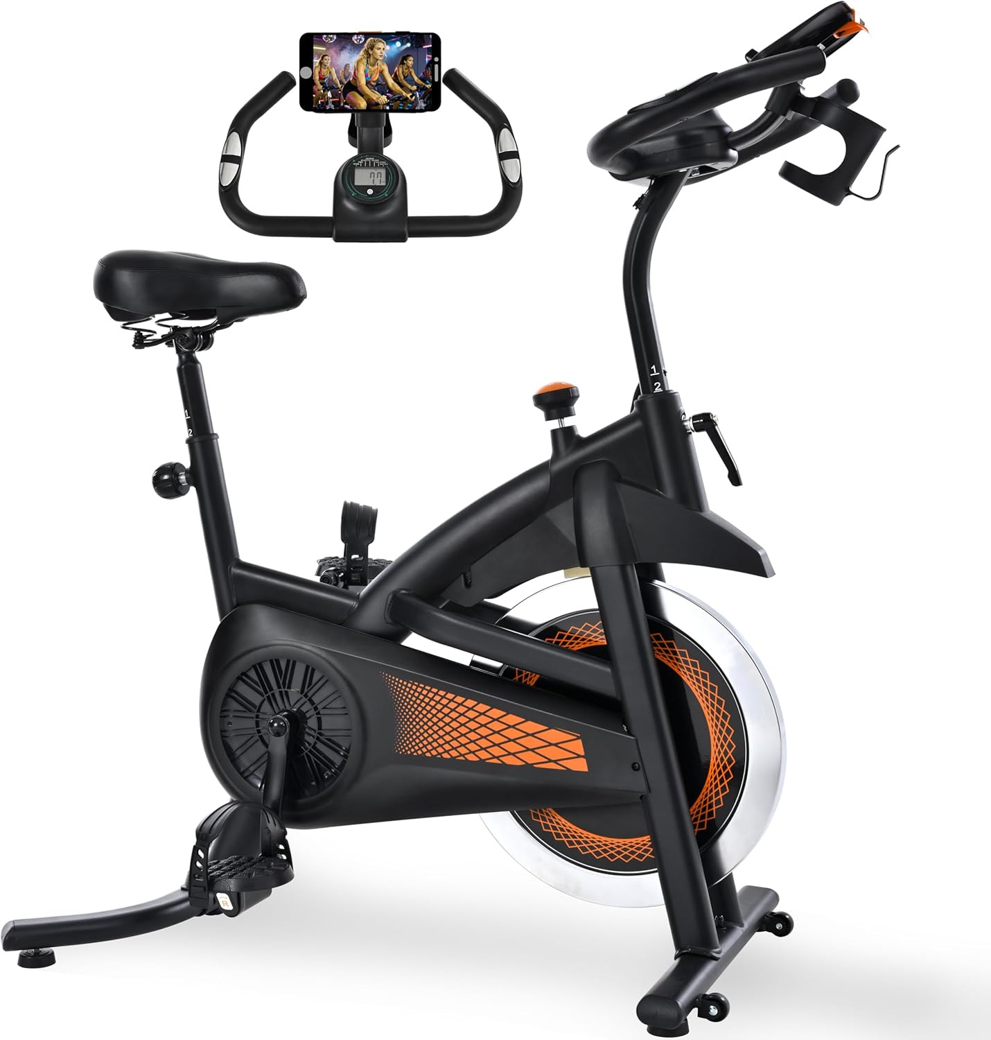 Exercise Bike Stationary Bike Indoor Cycling Bicycle for Home Gym Spinning Bike 