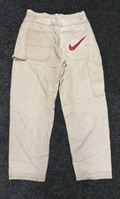 Vintage Nike Air Carpenter Jeans 90s USA Made Sz 36 Embroidered Swoosh Logo Y2K