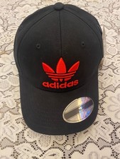Adidas Black cotton baseball hat cap adjustable