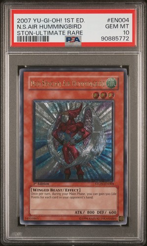 Neo-spacian Air Hummingbird STON-EN004 1st Edition-ultimate Rare Yugioh PSA 10