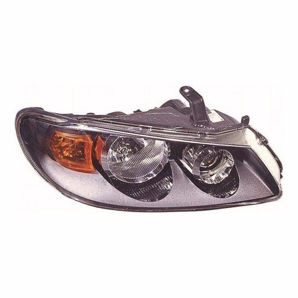 FüR Nissan Almera 2/2003-2006 Scheinwerfer Schwarz Fahrerseite O/S UK Dri-image
