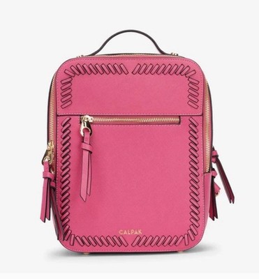 CALPAK Pink Woven Trim CalpakPink Mini Backpack NWT-B9