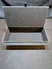 Crystal Dragonfly Mirrored Trinket / Jewelry Box Black Velvet Lining 8.75"x4.25" — photo 6