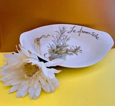 OBLONG PASTA VEGETABLE SERVING BOWL by EFFETTI  ITALY “LE AROMATICHE”