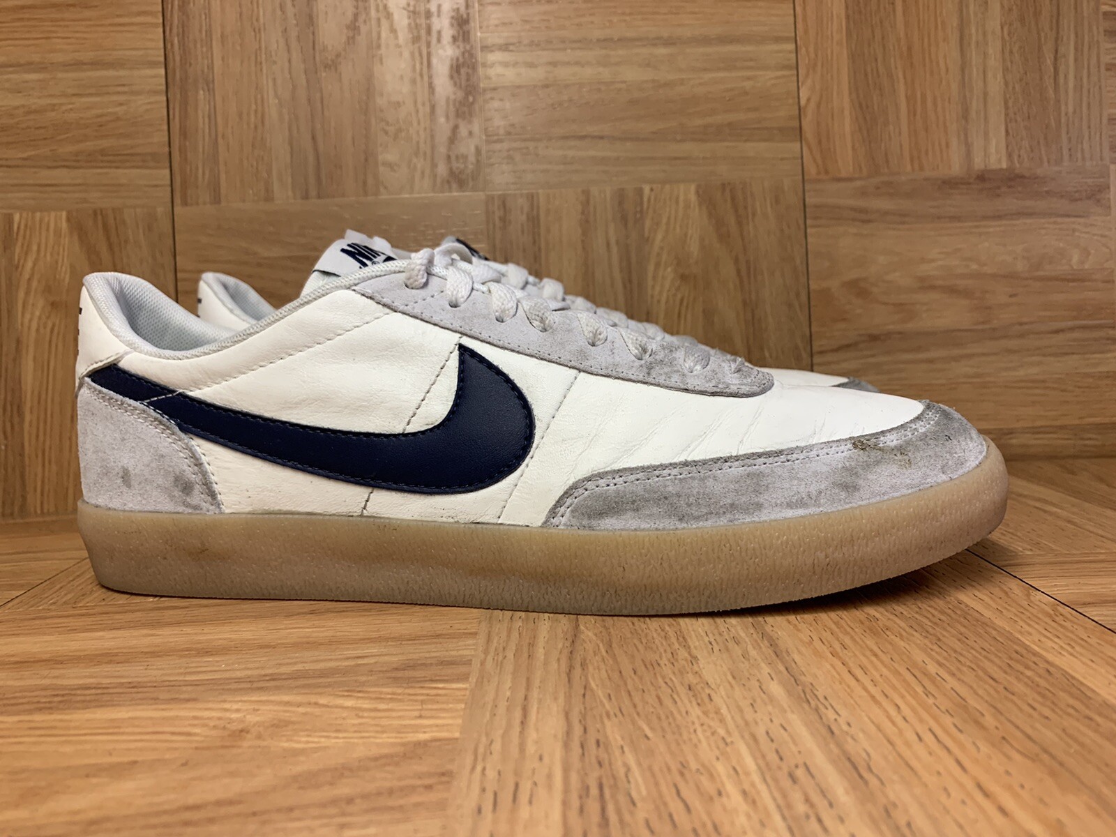 RARE🔥 Nike Killshot 2 Leather Sail Navy Gum White Men's 10.5 Shoes 432997-107 image 2