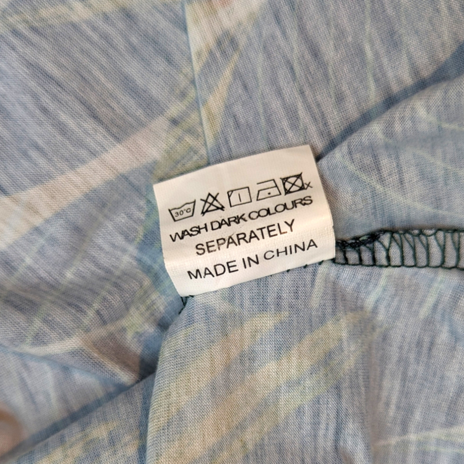 Ouges Green Tropical Leaf Patterned Faux Wrap Kne… - image 9