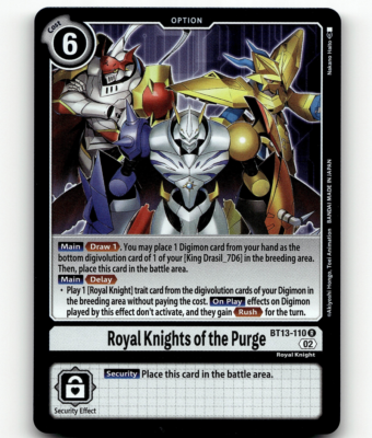 digimon card game versus royal knights PrinceMamemon [BT13-074] [Versus Booster] This set includes 20 different Alt Art cards Royal Knights of the Purge
