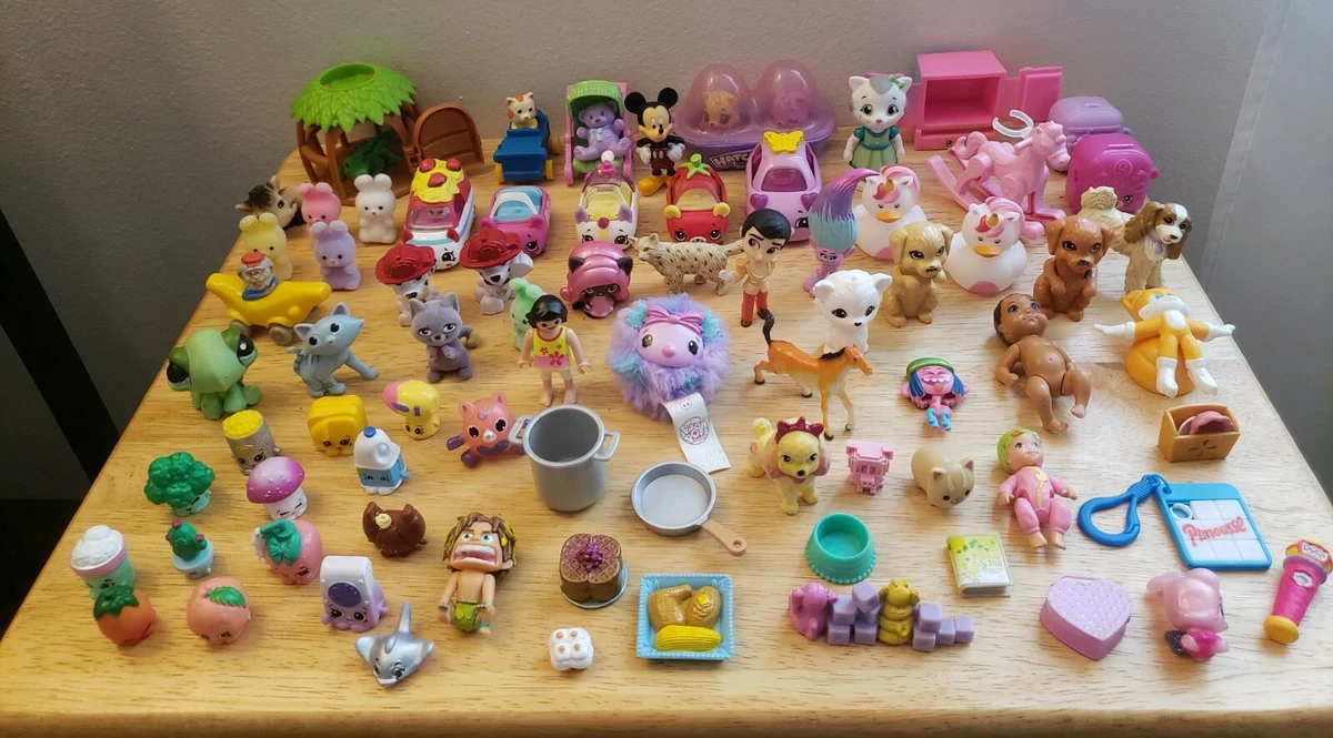 Mixed Mini Girls Toy Lot Figures Some Mattel & More