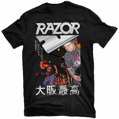 RAZOR Live! Osaka Saikou T-Shirt NEW! Relapse Records TS4639