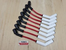 Ton's Ceramic LS Red Spark Plug Wire Set 45 Corvette Camaro GMC Sierra Silverado