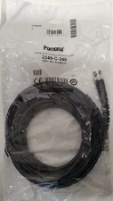Pomona Coaxial Cable Assembly-BNC Male to Male-RG58C/U-240"-Black-2249-C-240