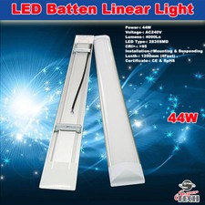 20X T8 44W 1200MM 4000LM SLIM LED BATTEN LINEAR TUBELIGHT CEILING SURFACE 