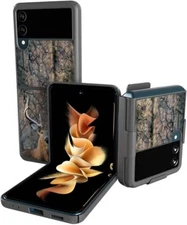 Rome Tech Shell Holster Combo Case, Cover Kickstand for Samsung Galaxy Z Flip 4