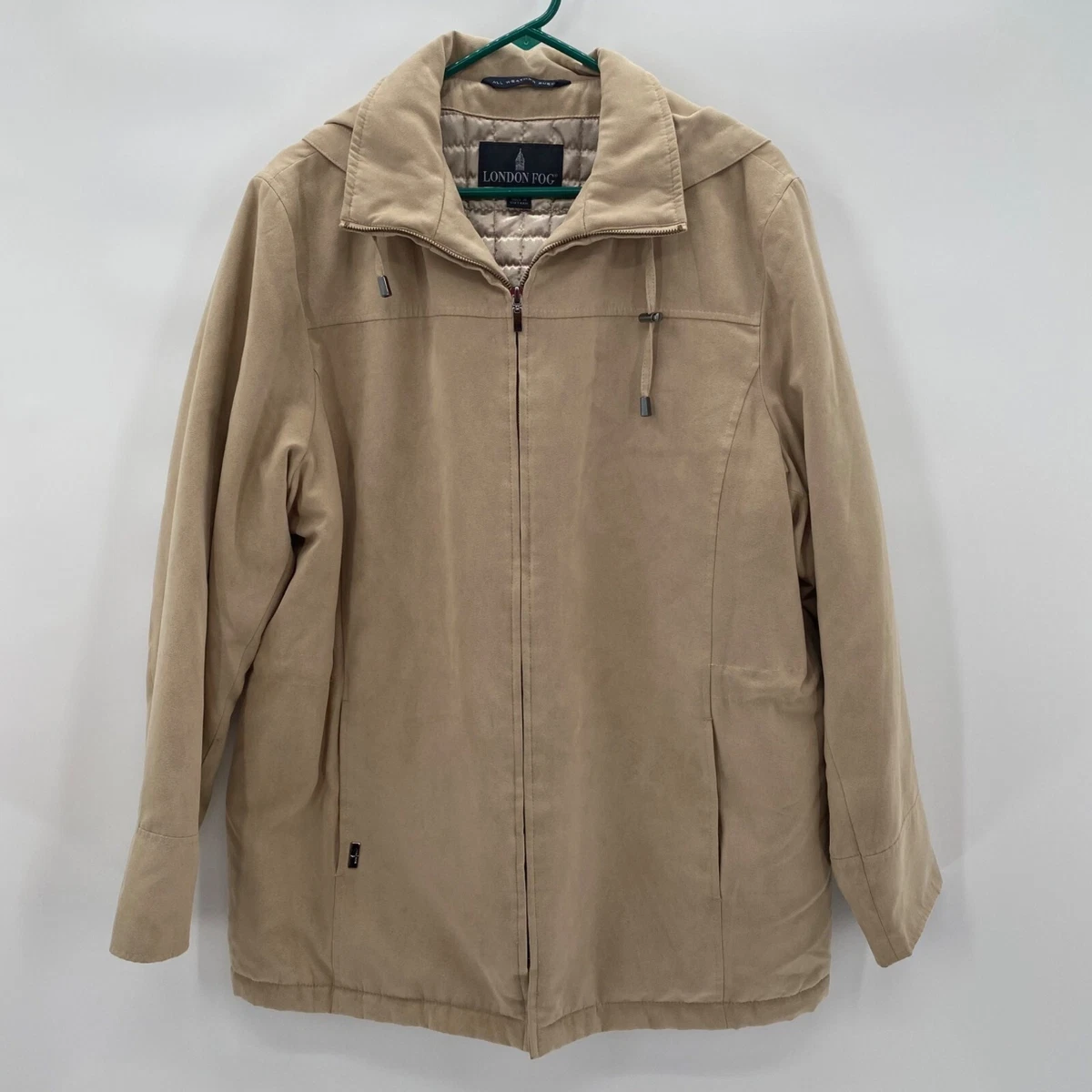 London Fog All Weather Suede Jacket Men's Size XL | eBay