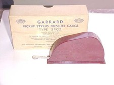 Vintage GARRARD STYLUS PRESSURE GAUGE In Box w/Instructions MODEL S.P.G,2