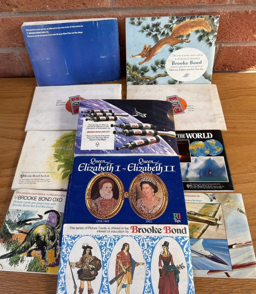 Brook Bond and Ty Phoo Albums Trending Cards Incomplete 12 Albums 2 Empty - Image 2 of 4