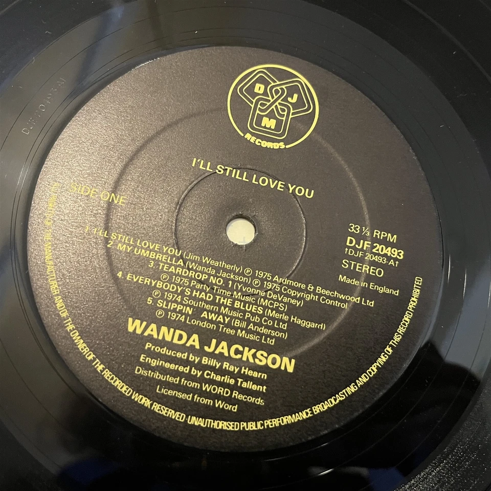 [COUNTRY/ROCK]~EXC LP~WANDA JACKSON~I'll Still Love You~[1976~DJM]~UK IMPORT~ - Image 4 of 4