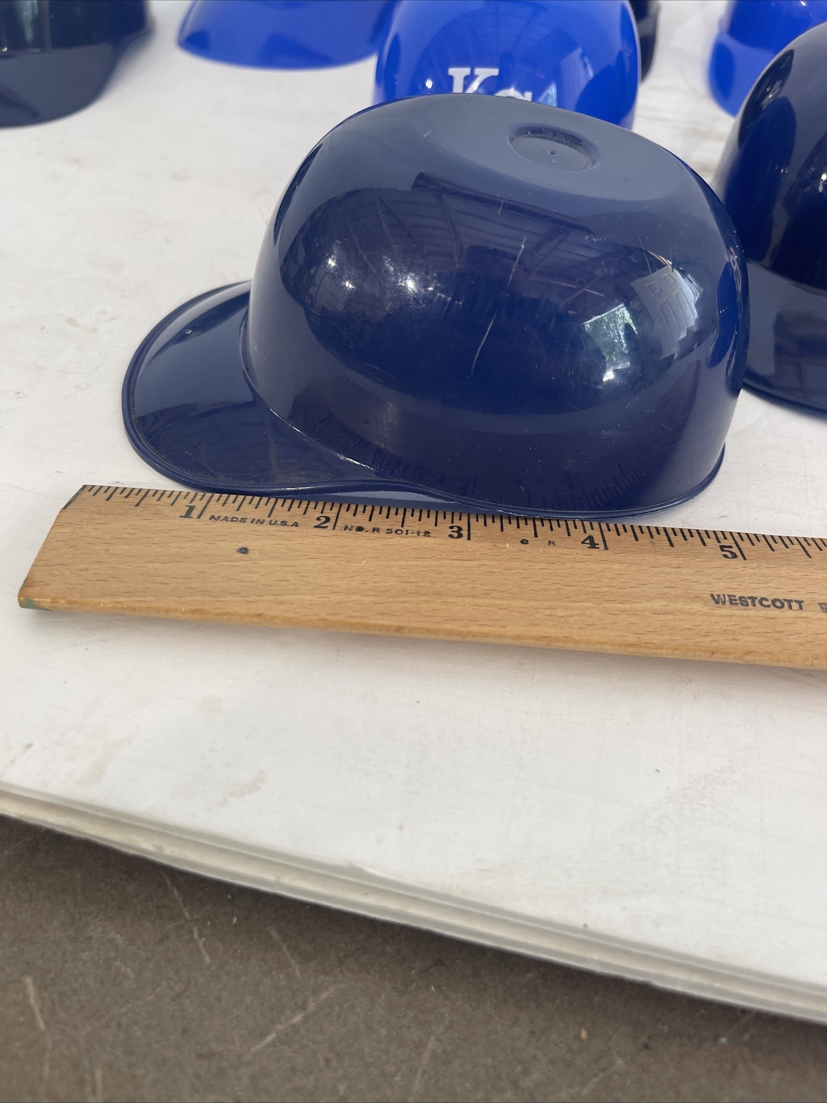 (9) Vintage 80's LRICH Baseball Mini Helmets Plastic MLB Hats Set of 9