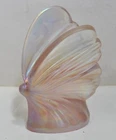 Fenton Art Glass  Pink Iridescent Butterfly 4 1/4"