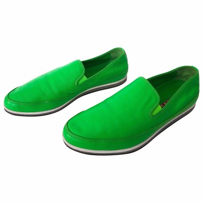 lime green loafers