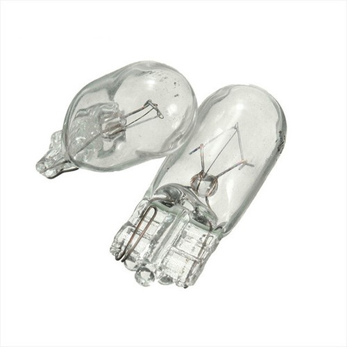 501 W5W T10 HALOGEN BULB LAMP CAPLESS WEDGE PUSH IN SIDE LIGHT NUMBER PLATE 12v - Picture 2 of 15