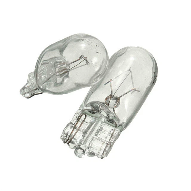 501 W5W T10 HALOGEN BULB LAMP CAPLESS WEDGE PUSH IN SIDE LIGHT NUMBER PLATE 12v - Image 2 of 4