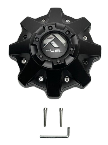 Fuel Offroad 1002-53-B Matte Black Wheel Center Cap With Spacer/Riser ...