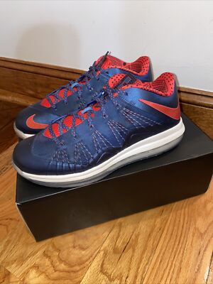 Nike Air Max LEBRON X Low USA 2013 579765-400 size Men s 9