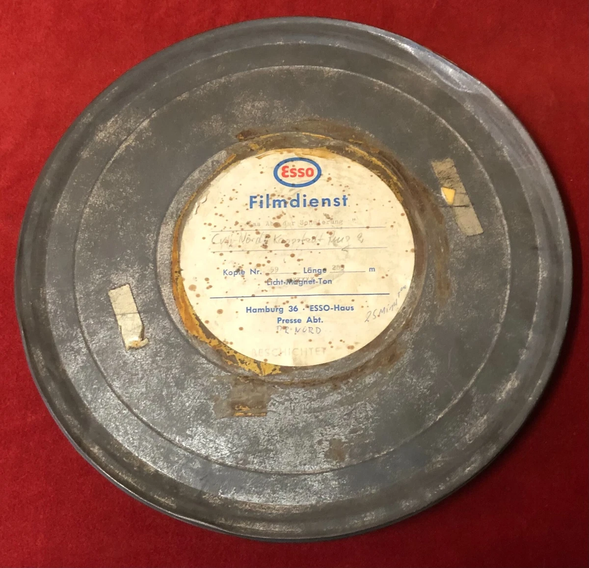 1x 5"/200FT SUPER 8 Kino Film Spule Leer Aufnahmespule