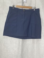 Worldwide Sports Man Women’s Outdoor Camping Hiking Athletic Skort Blue Size 12