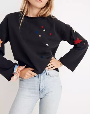 Starry Night Sweatshirt Boxy Fit 