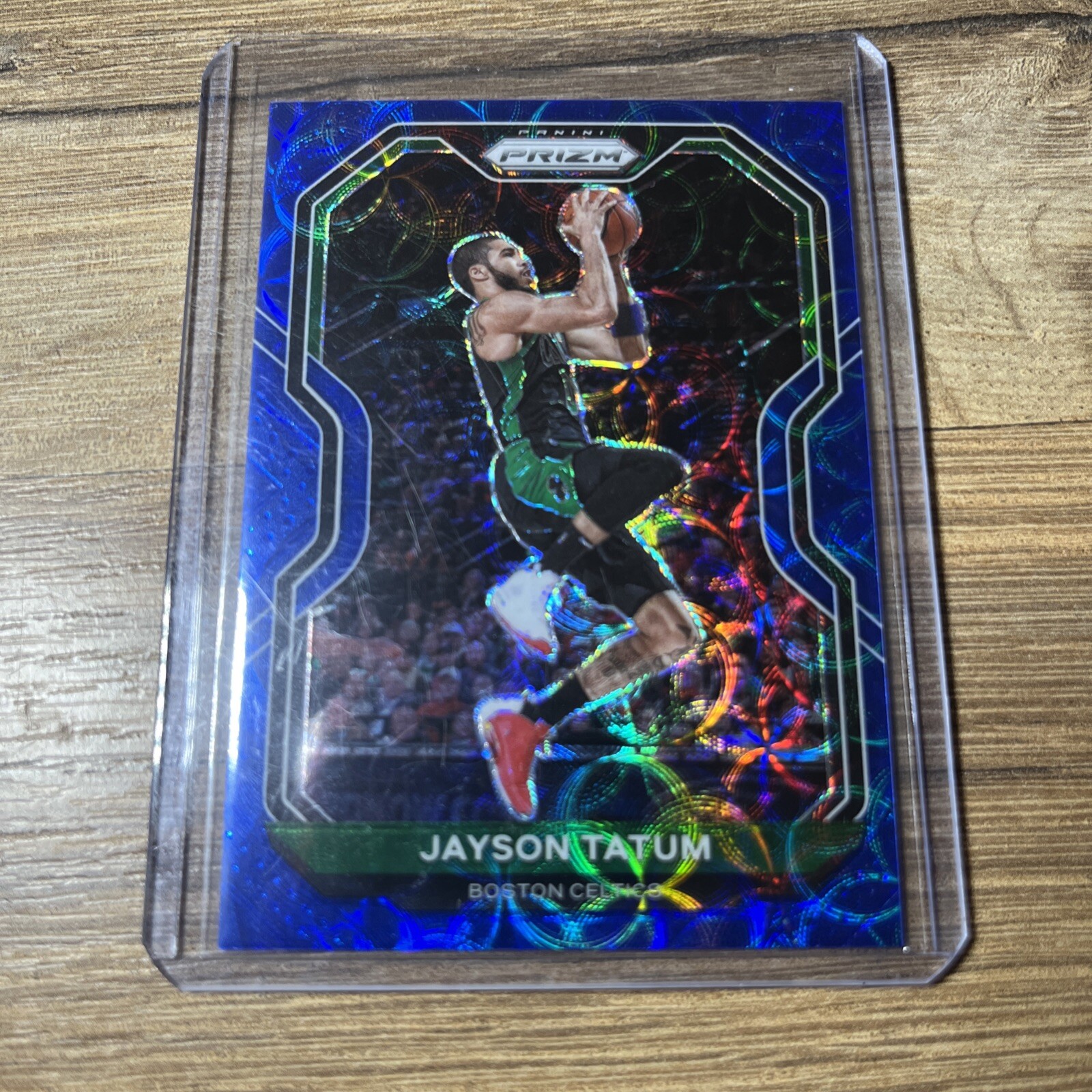 2020-21 Panini Prizm Prizms Blue #119 Jayson Tatum /49