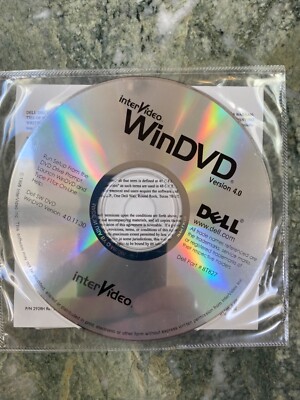 InterVideo WinDVD Ver 4.0 **NEW SEALED** Installation CD for Windows