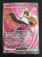 Carte Pokémon FAVIANOS EX 084/064 ULTRA RARE FULL ART Fable Nébuleuse EV6.5 NEUF