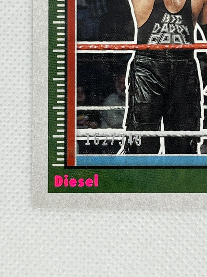 DIESEL 2023 Panini Chronicles Classics WWE Pink Parallel /349 Legends #160 - Image 2 of 4