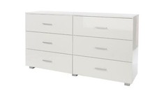 Chest of 4/5/6/8 Drawers Bedroom Furniture Clothing Storage Unit Gloss White