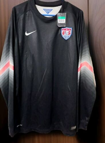 Maillot de football noir gardien de but équipe nationale américaine homme neuf avec étiquette - Nike - Homme XL