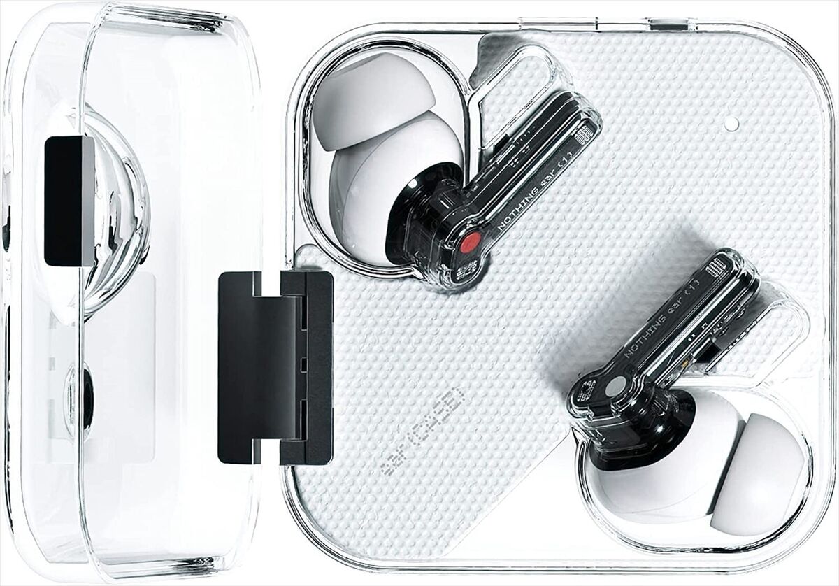 White Nothing Ear 1 Earphones by Nothing on Sale