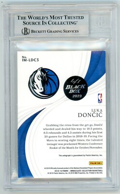 その他 Luka Doncic Auto RC Immaculate Moments 2018 Panini Immaculate Moments Black Box 1/1 Luka Doncic RC