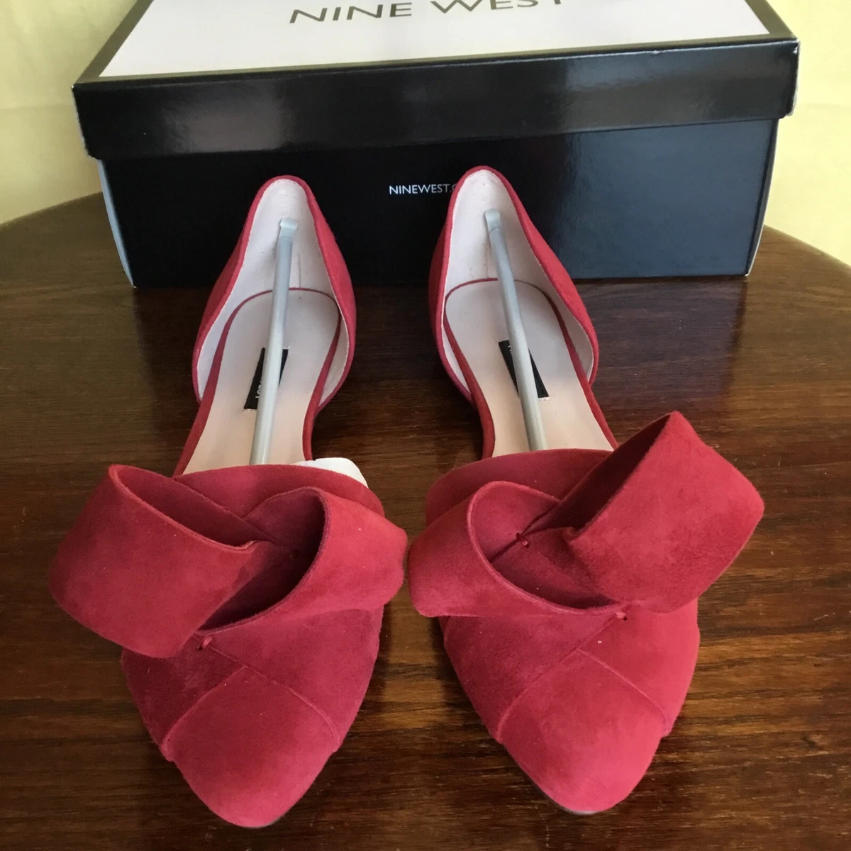 Nine West Pink Suede Shoreside Shoe Size 9