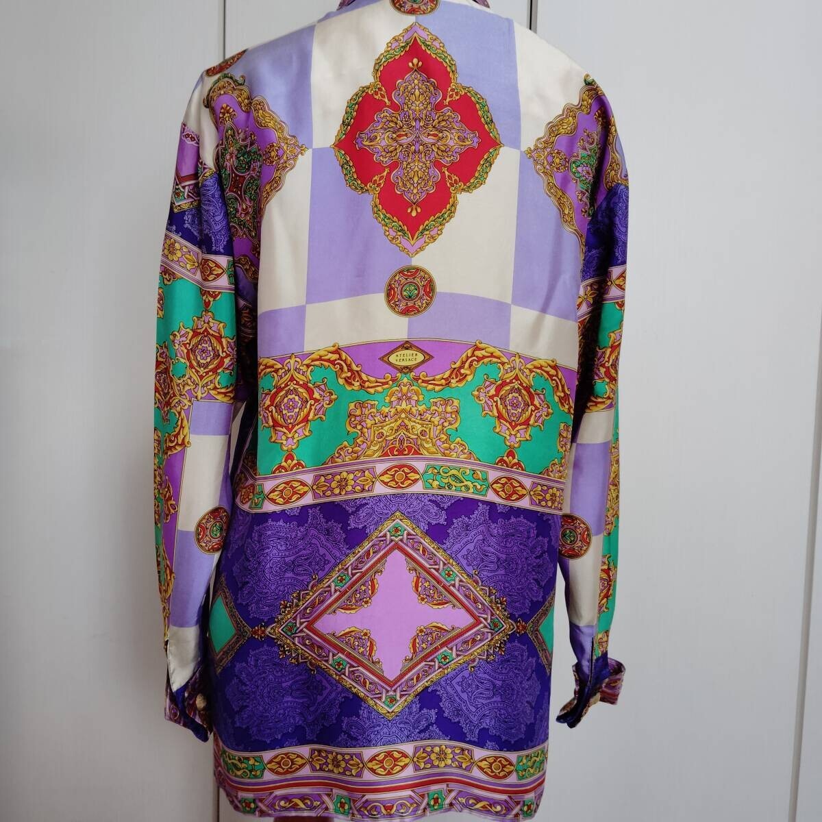 Authentic Versace Jeans Couture Vintage Mens Silk Blouse Authentic Versace Jeans Couture Vintage Mens Silk Blouse
