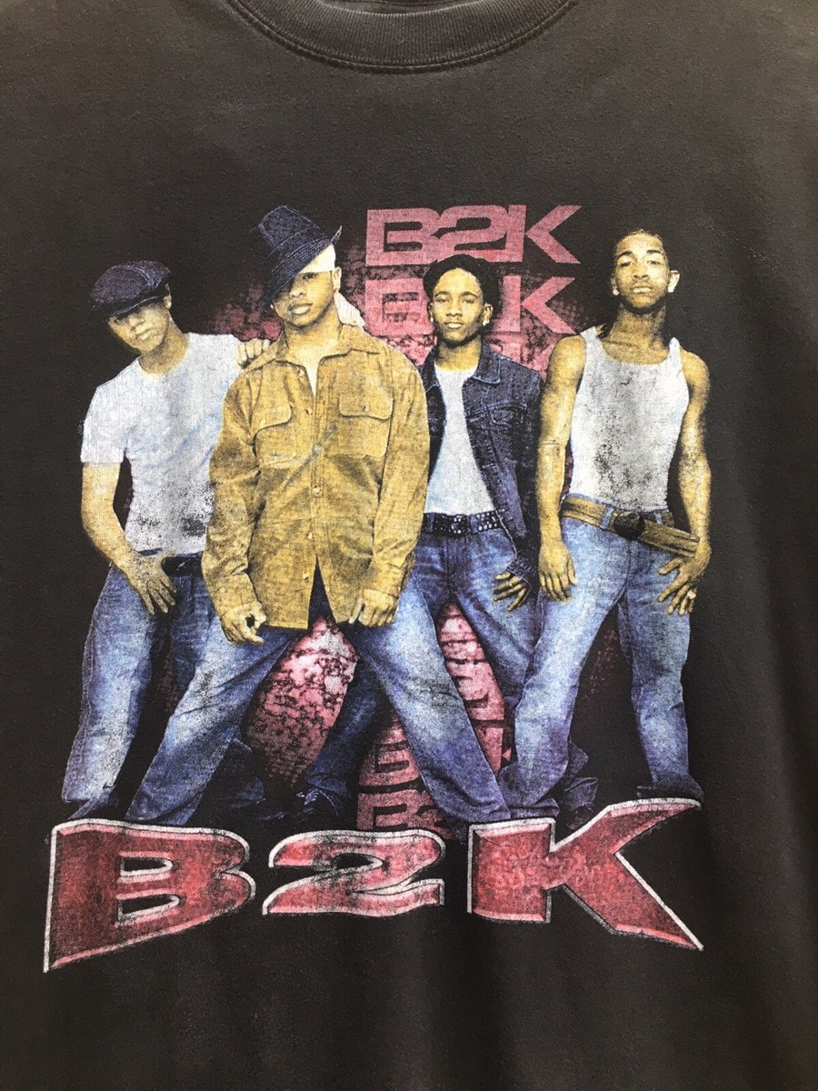 Vintage 90's B2K Scream Tour III Shirt Size Medium Rap Tee