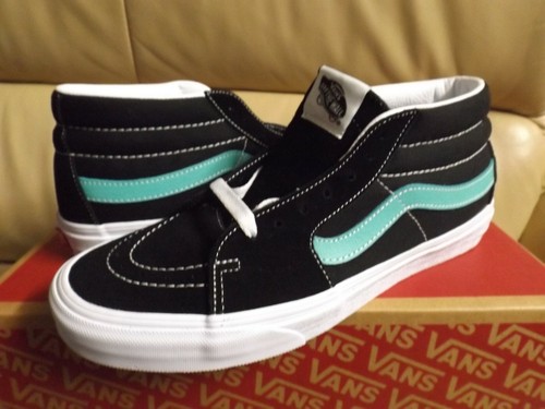 Vans SK8-Mid (Classic Sport) Men\u0026#039;s Size 10.5 Sneaker Black/Waterfall  VN0A3WM34FV | eBay