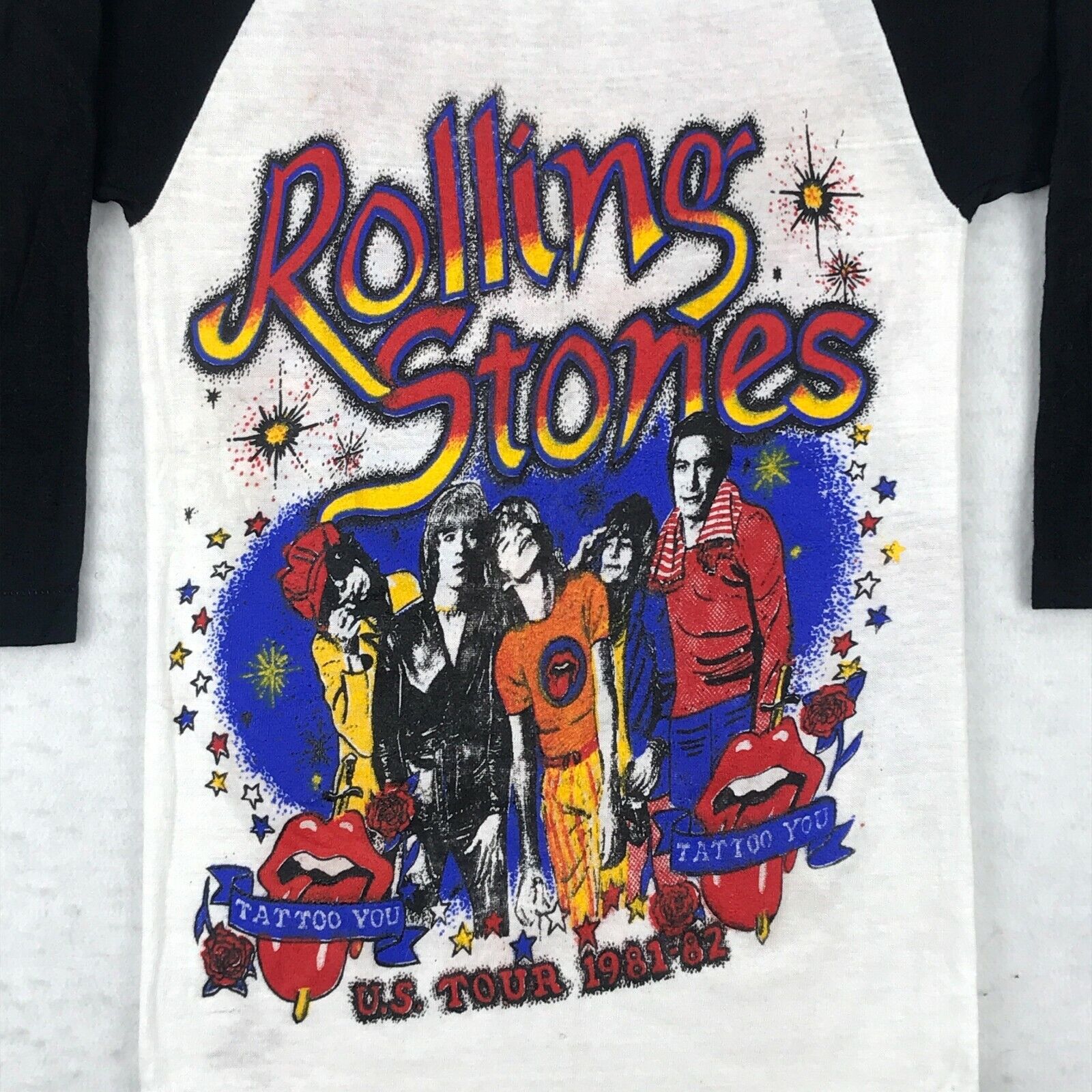 2002/3 rolling stones raglan t shirt