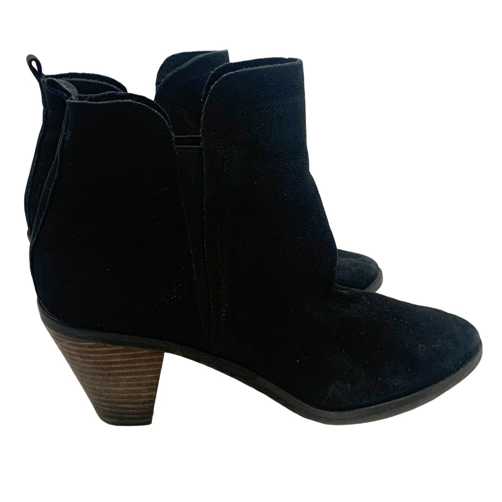 Lucky Brand Women's Gezana Ankle Bootie - Cutout Shearling Boots