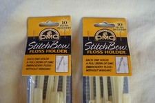 2 Sealed Packages of DMC Stitch Bow Floss Holders