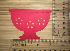 10 COLANDER cardstock paper die cut embellishments