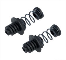 1994-1998 Ford Mustang Trunk Lid Springs W Rubber Bumpers Hardware - Pair